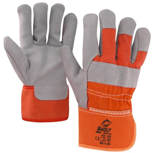 rukavice kožne kratke Bwolf Buffalo